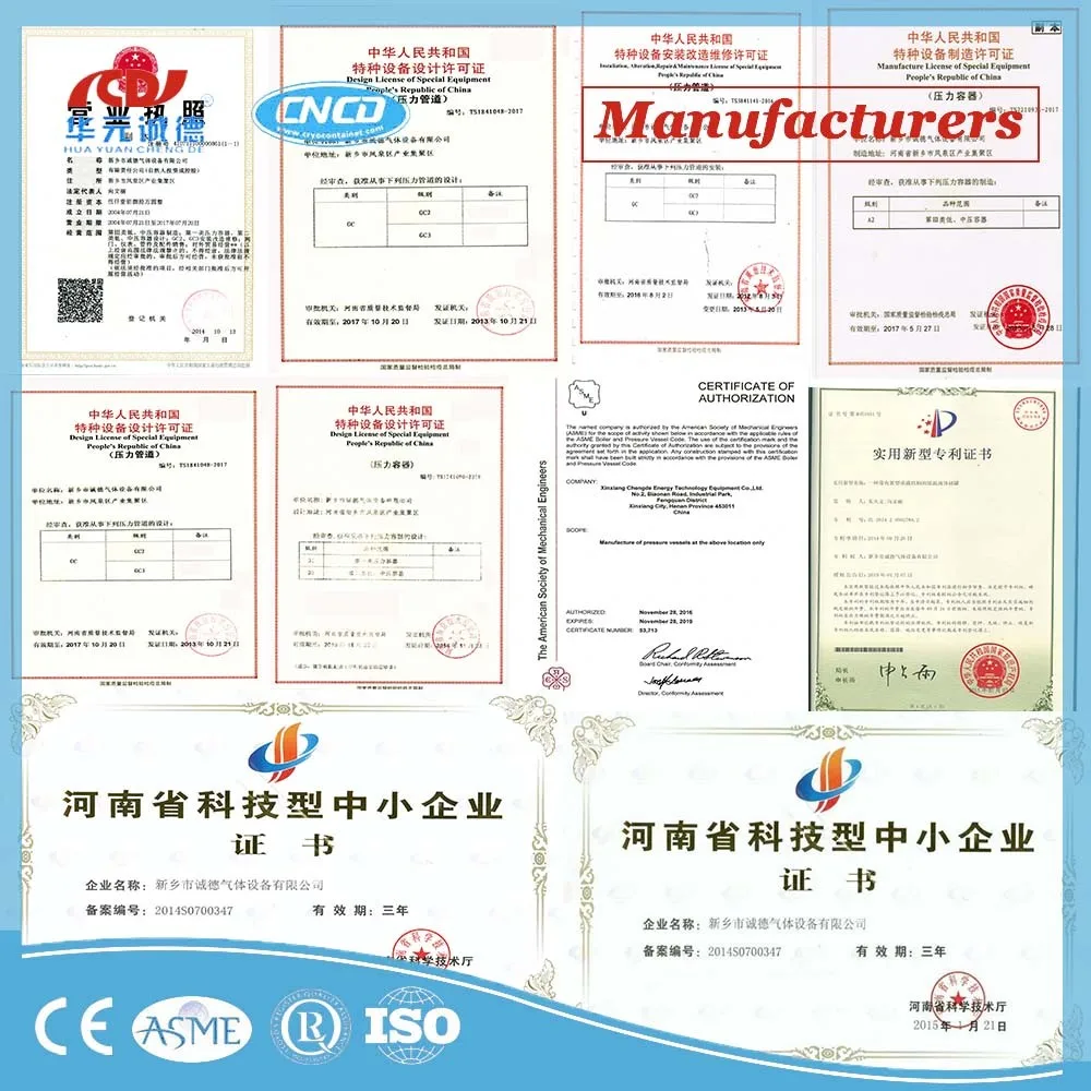 High Low Pressure Compressed Air Gas Stock Receiver Storage Tank