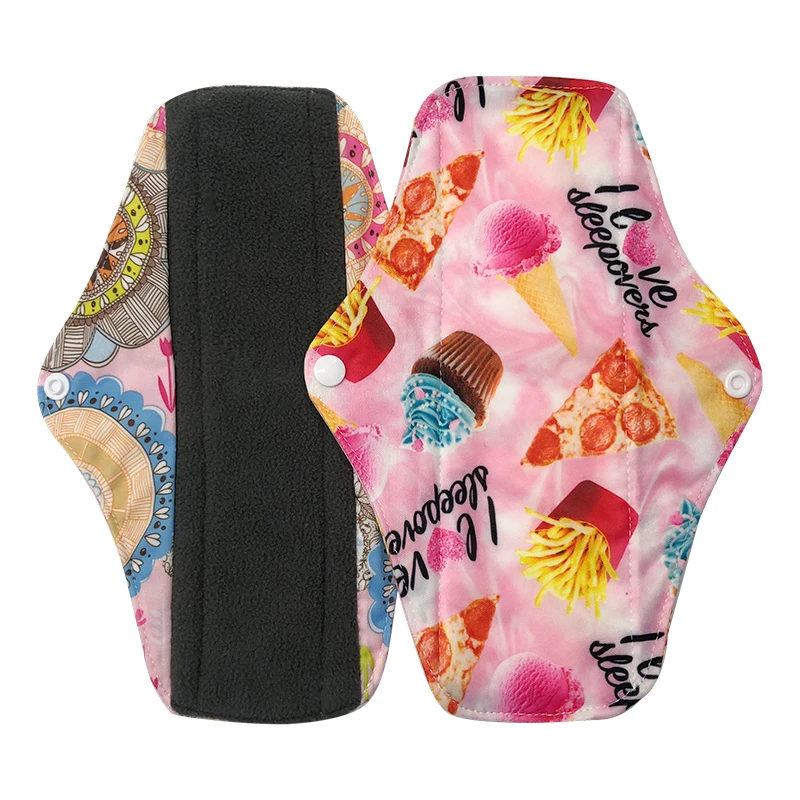 Pretty Pattern 180pcs Free Shipping Washable Bamboo Charcoal Sanitary