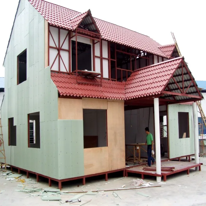 现代建筑设计自建模块化预制豪华住宅设计