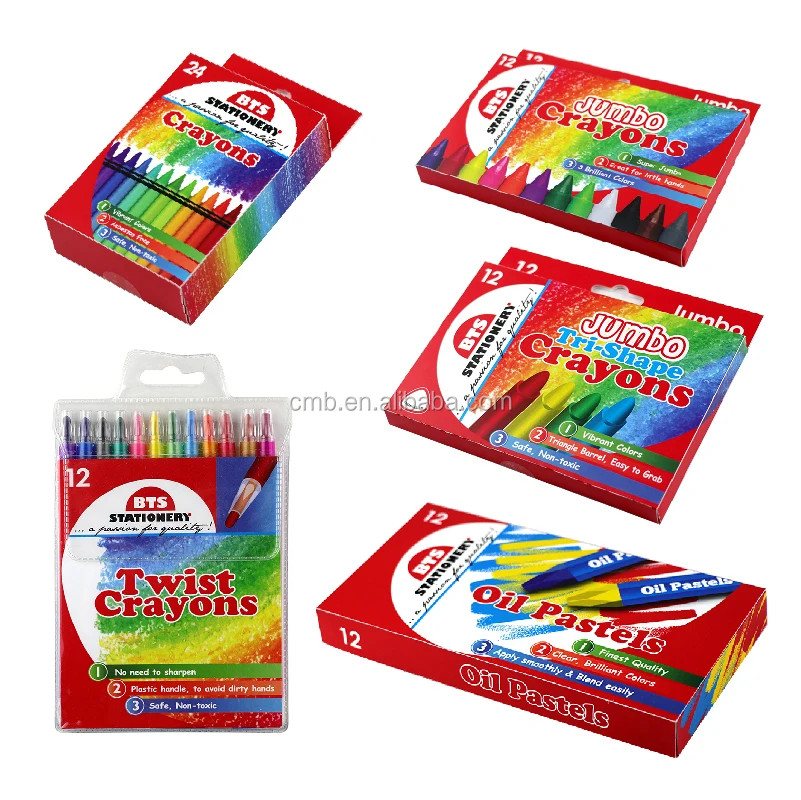 24 Colors Artist Crayons For Kids Drawing - Buy Artist Crayons,Kids