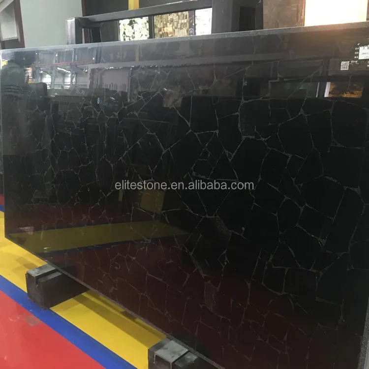 Obsidian Slab For Build Decoration Countertop Wall Buy High