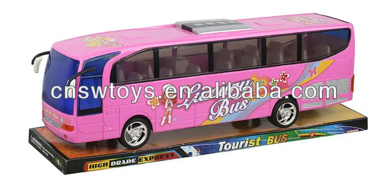 pink toy bus