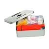 Survival Gear Kit SOS Tin Box / First Aid Box With Whistle Saw Fire Starter Compass