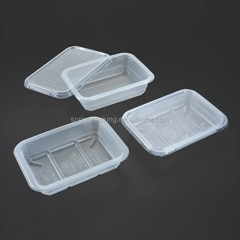 24oz Lid And Base Connected Clamshell Packaging Blister Plastic