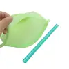 Glass bag silicone tote shopping vacuum storage beads microwave heat pencil case food bag with zipper laminating Factory