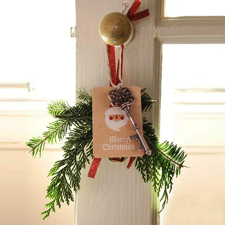 Magic Key Bottle Opener Santa Hanging Party Pendant Christmas Tree Decoration