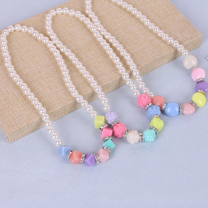 Fancylove Children Pearl Necklace Jewelry For Little Girls Necklace ...