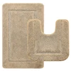Luxury Microfiber Fabric Non Slip Super Water Absorbing Bath Mats Bath rugs set