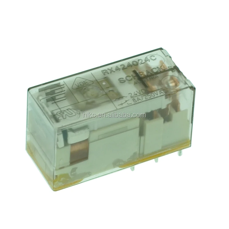 RP420F24 24VDC Tyco Electronics Power Relay 8A 250VAC 9 Pins 
