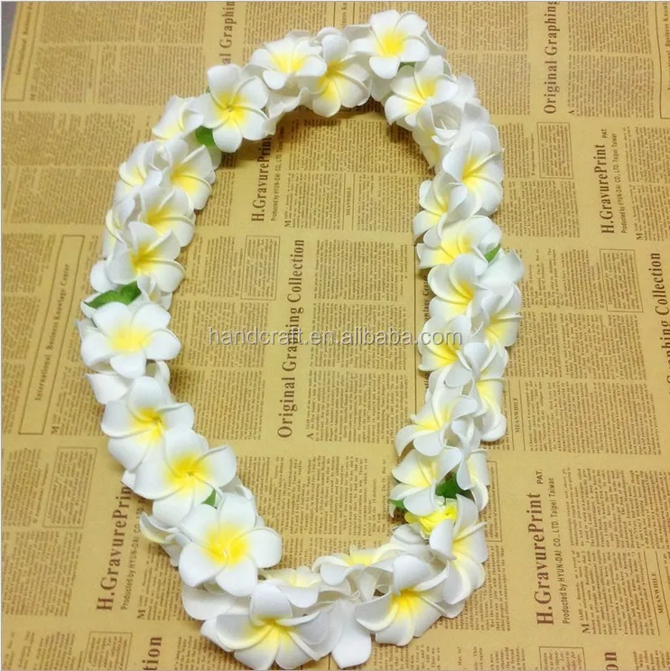 Frangapini Style Leis Buy Hawaiian Lei,Artificial Hawaiian Lei,Satin