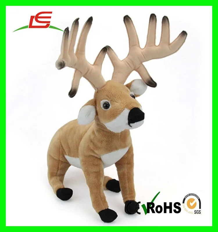 plush mounted deer head