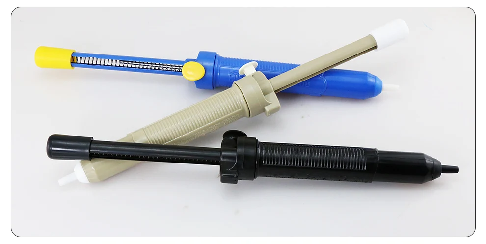 BEST 108 Factory Direct Sales Aluminum Metal Desoldering Pump Suction Tin Gun Removal Device Soldering Vacuum Sucker Pen
