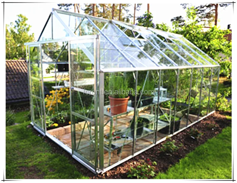 
Aluminum alloy steel frame PC board garden greenhouse 