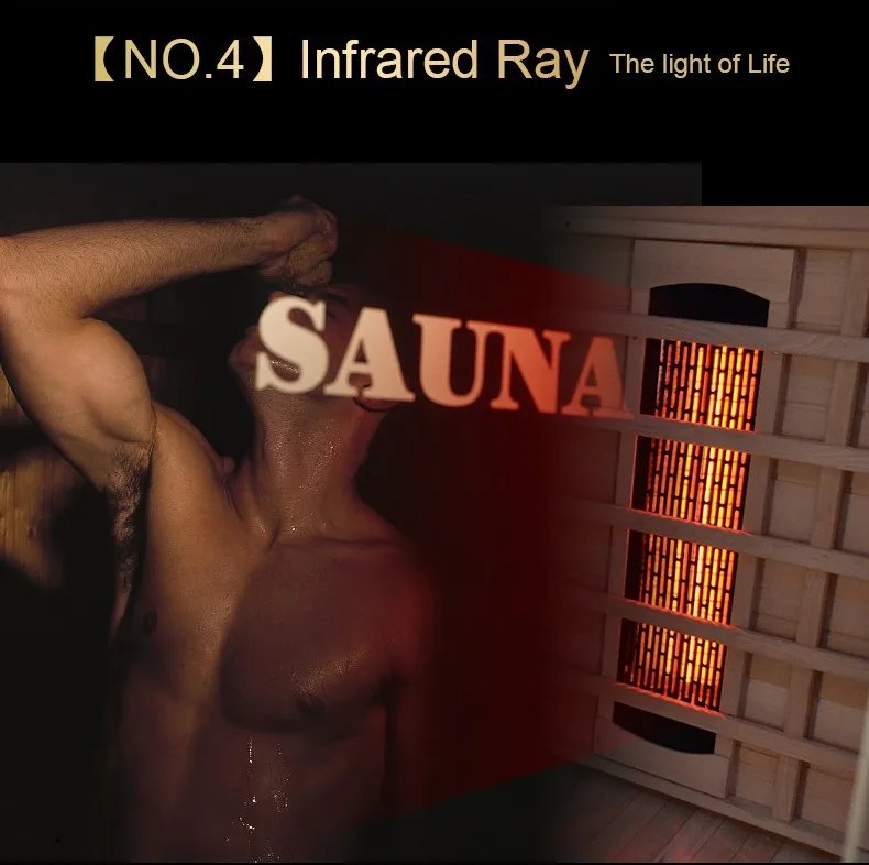 New model 4 people infrared sauna room house