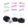 Crystal Handle Flash Pre-Inked Stamp Self Inking Stamp Hot Clear Rubber Date and Time Stamp for Office School Company