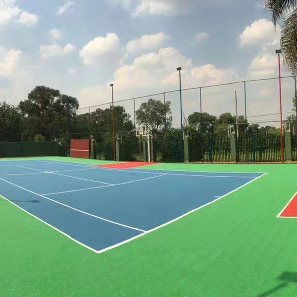 Portable Outdoor Rubber Tennis Court Flooring With Excellent Sport