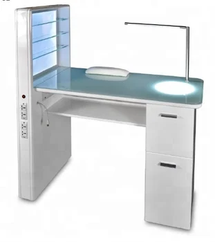 Led Light Luxury Decoration White Salon Furniture Modern Nail Art Led Light Luxury Decoration White Salon Furniture Modern Nail Art Used Manicure Table For