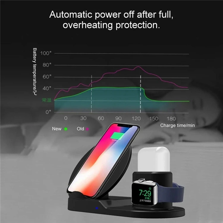 best selling products 2019 in usa Wireless Charger for iph one Charger 3-in-1 Charging Station for iph