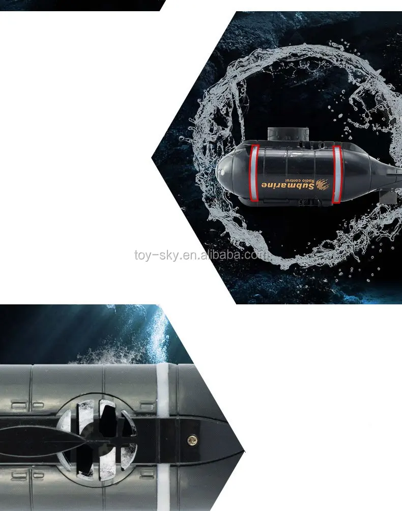 Mini Radio Control Toys Model Ship I/r Uboat Unterseeboot Rc Submarine Remote Control Submarine