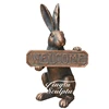 Hot Selling Garden Decoration Bronze Life Size Rabbit Sculpture