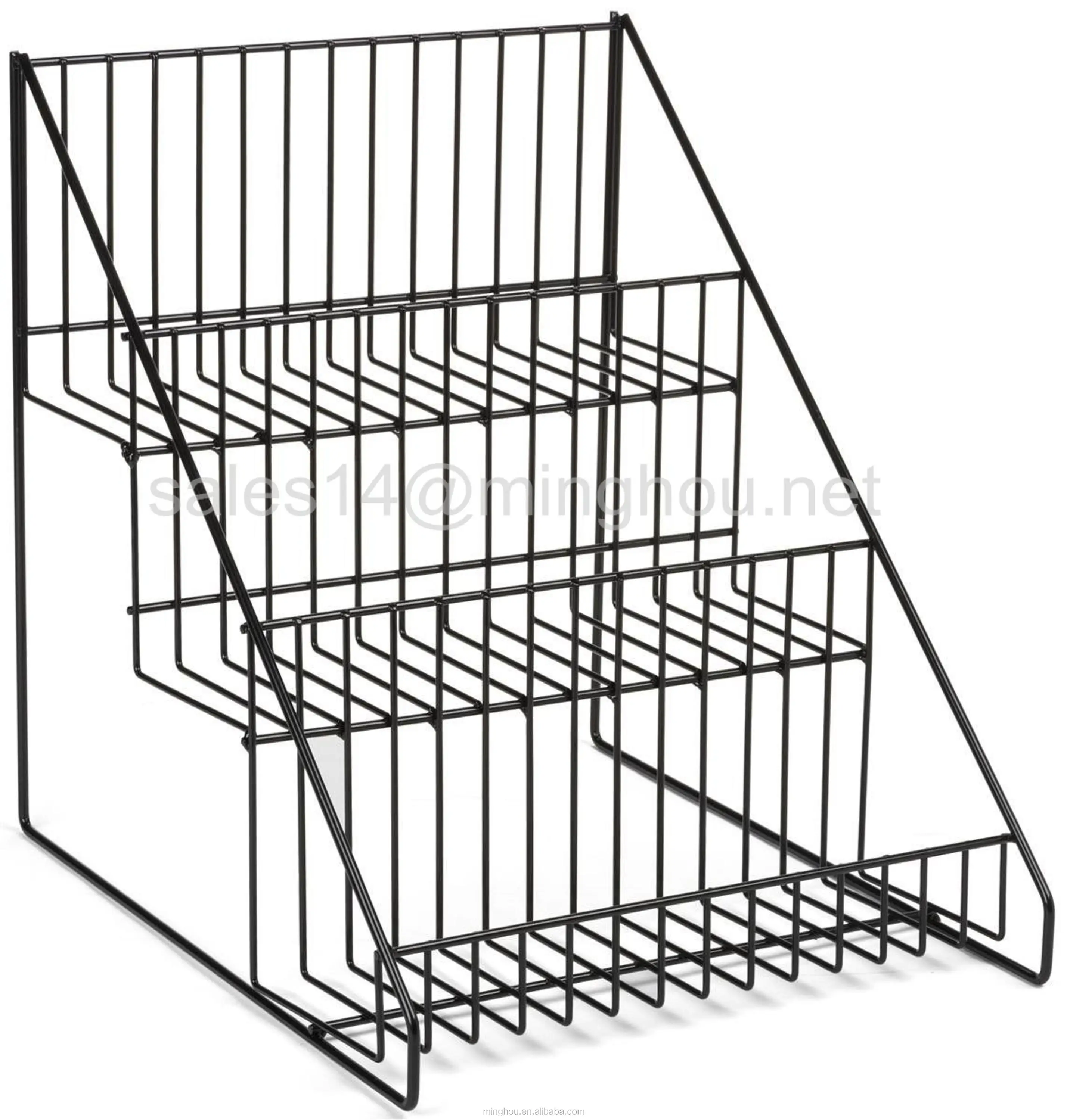 Floor Standing Kitchen Rack Metal Food Display Shelf Supermarket