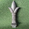 cast iron steel spear head wrought iron fence spearheads fence post cup