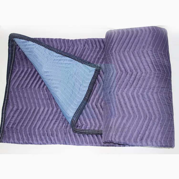Quilted Non Woven Polyester Moving Blankets Furniture Packing Pads