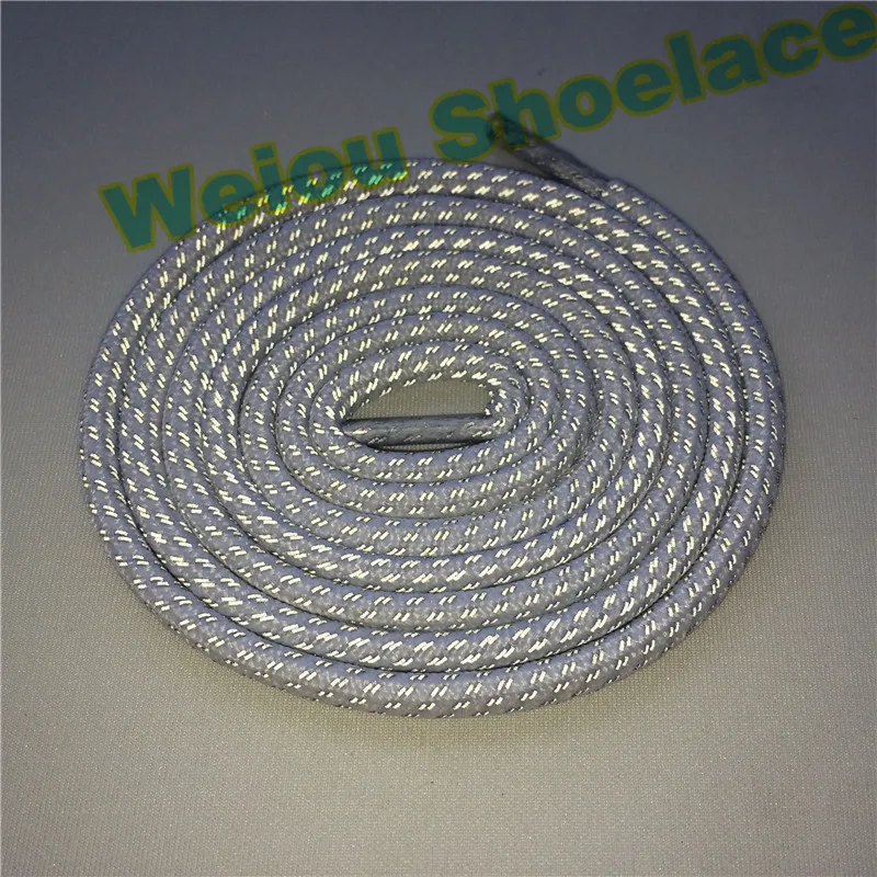 Weiou 3m Black Shoe Strings 3m Reflective Rope Laces White ...