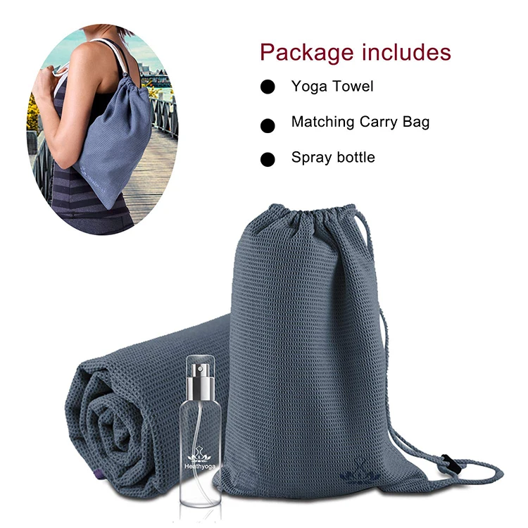 Wholesale Hot Yoga Towel Nonslip Private Label Microfiber Customized