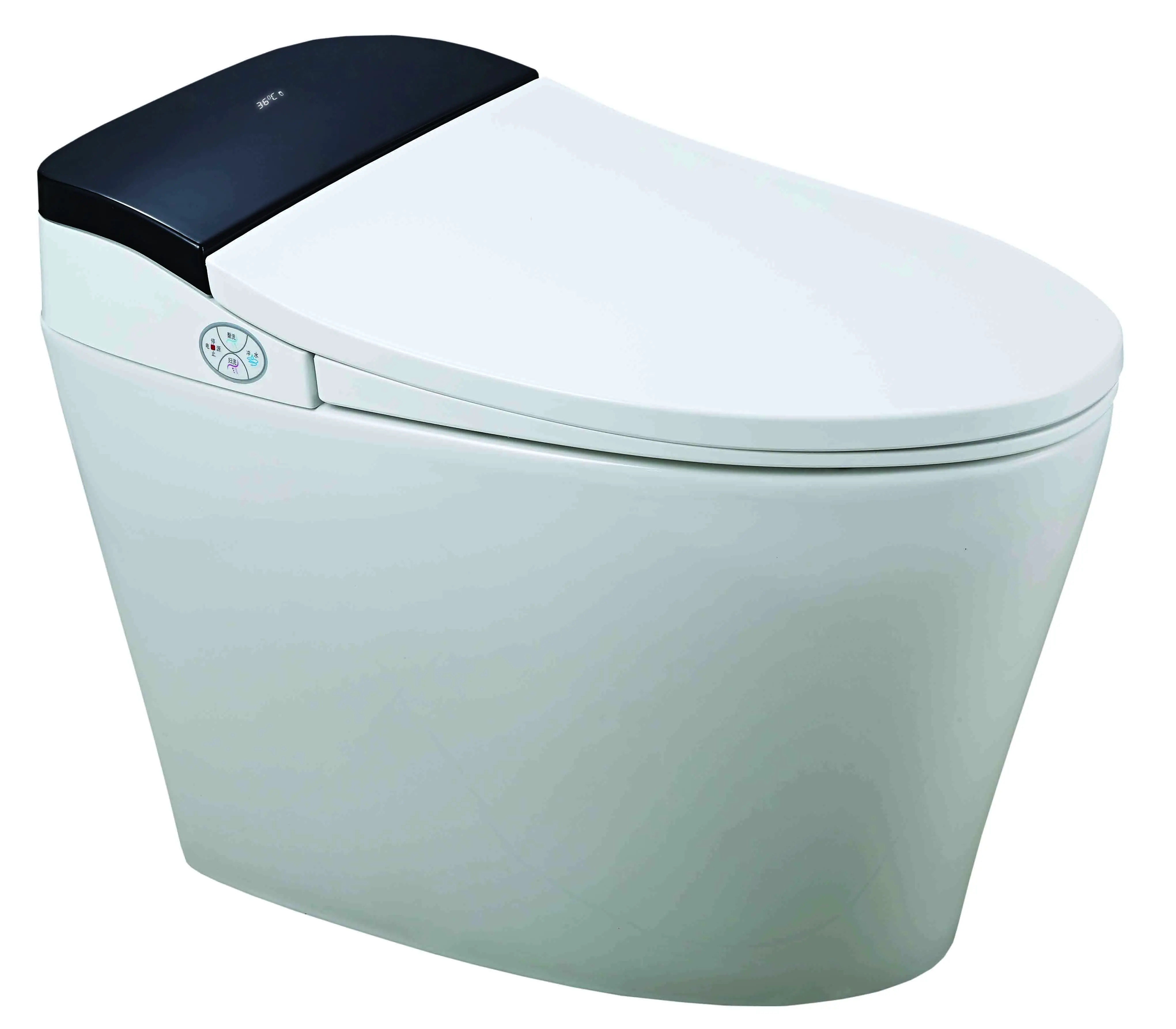 Factory  automatic sensor flushing electric one piece intelligent smart toilets
