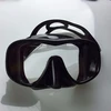 all black one piece diving mask for freedive