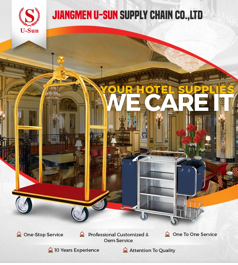 concierge luggage trolley