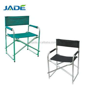 Metal Folding Tall Portable Director Chair For Kids Canvas Folding