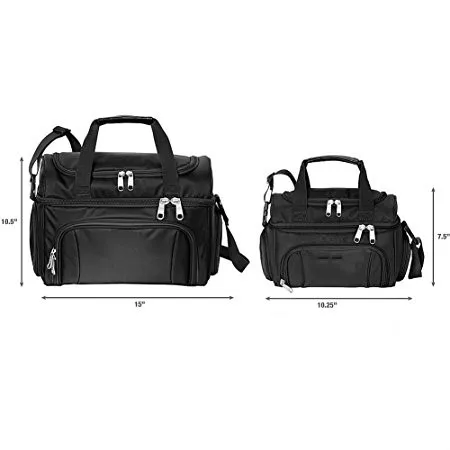 travel bag with luggage handle slot