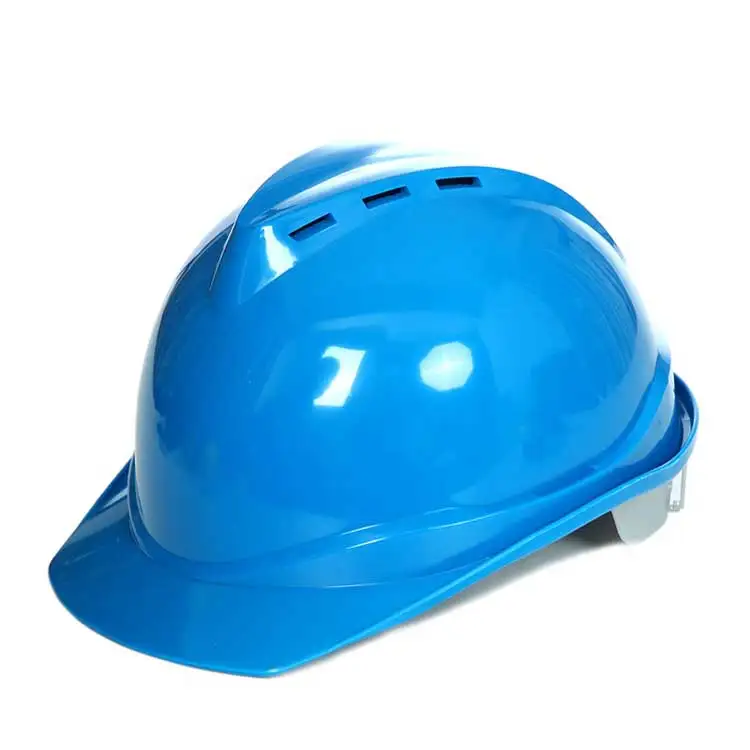 V Model Industrial Safety Helmet Yellow For Workers - Buy Industrial