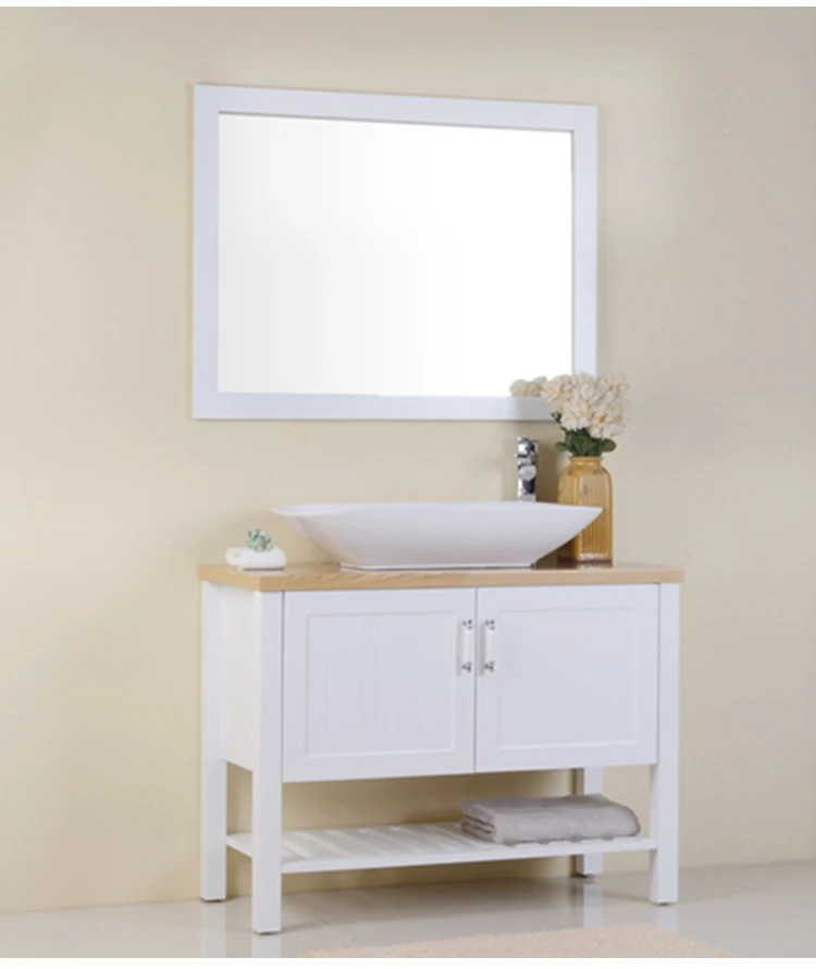 Classical Single Sink Floor Mounted Imported Oak Vanity Master Bedroom Medium Menards