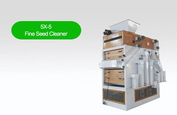 Air fine seed cleaner for soybean mung bean chickpea sorghum millet sesame cleaning machine