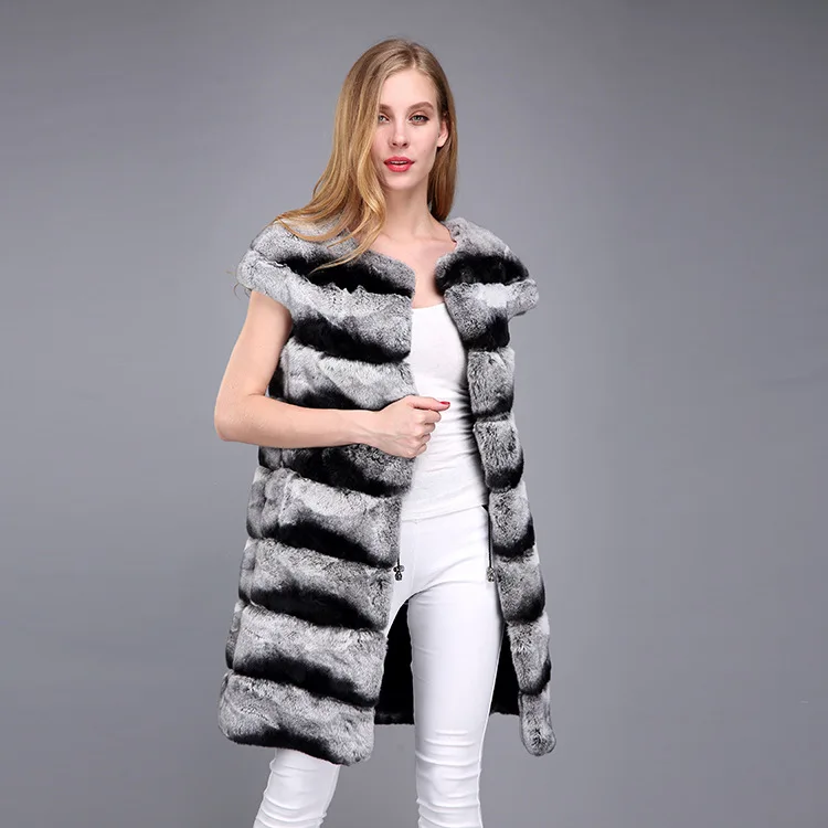 real fur vest