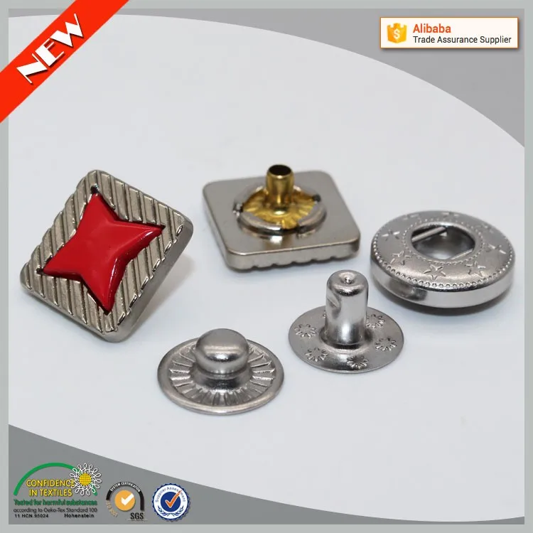 Custom Metal Press Snap Stud Fastener With Press Dies Buy Snap Stud Fastener,Snap Fastener