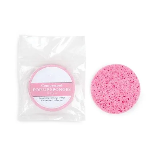 Compressed POP-UP Face Cleansing Sponges