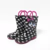 big eye rain boots wholesale wellington boots Custom rainboots children pvc rain boots
