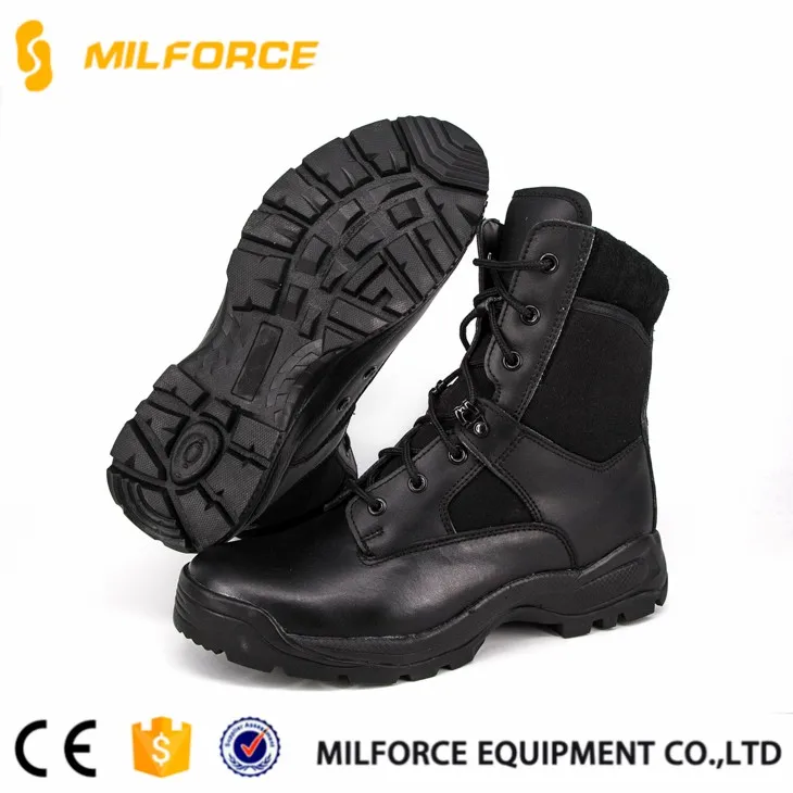 Milforce-selected Materials Boots Patent Leather Police Military Army ...
