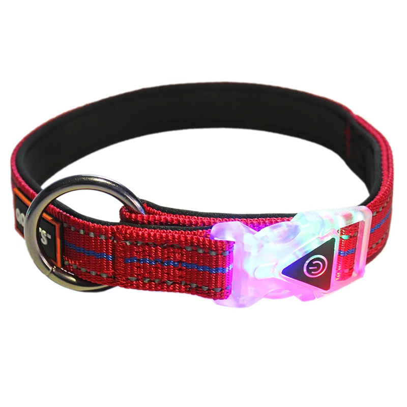 Reflective Safety Custom Glow In The Dark Dog Collar Buy Glow In The