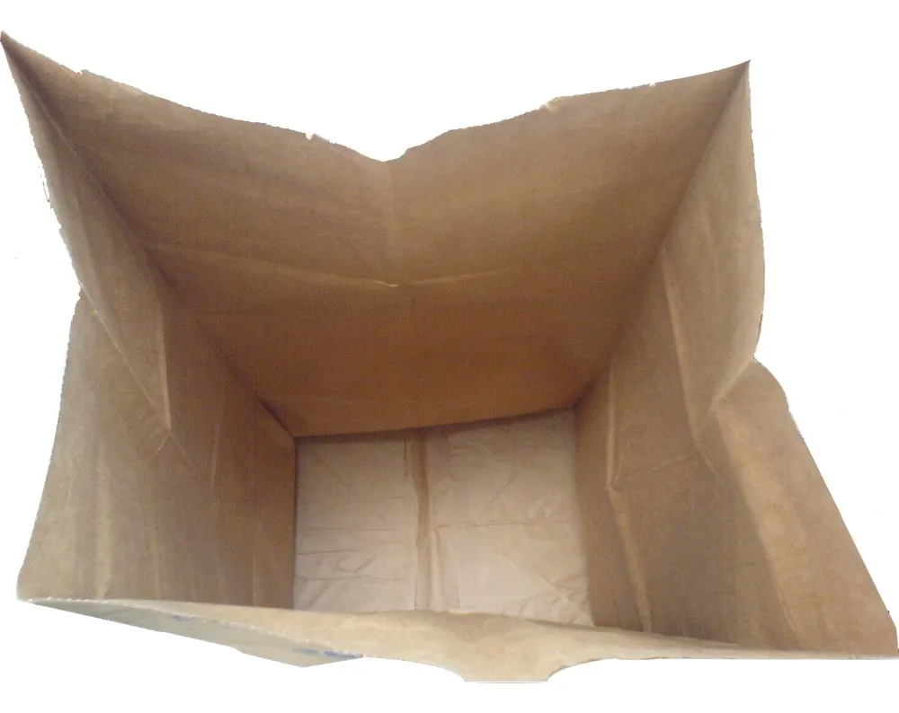 30gallon Cheap Biodegradable Square Bottom Brown Leaf Kraft Paper Bags