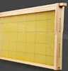 Langstroth beehive bee frame with bee wax foundation sheet