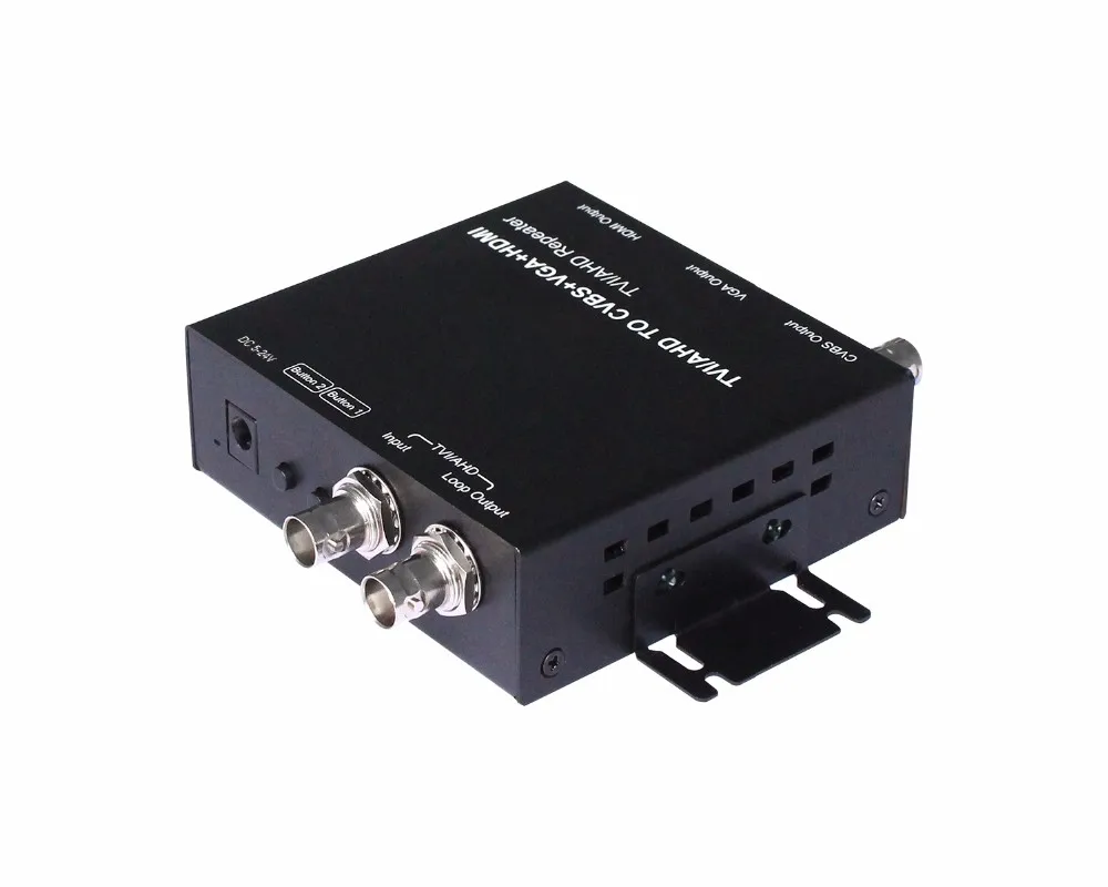 Tvi To Hdmi Cvbs Vga 3 Way Converter,With Looping Tvi/ahd Output ...