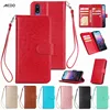 Flip Book Case Card Slot Wallet Cover Magnet Phone Case With Holder Function For Huawei