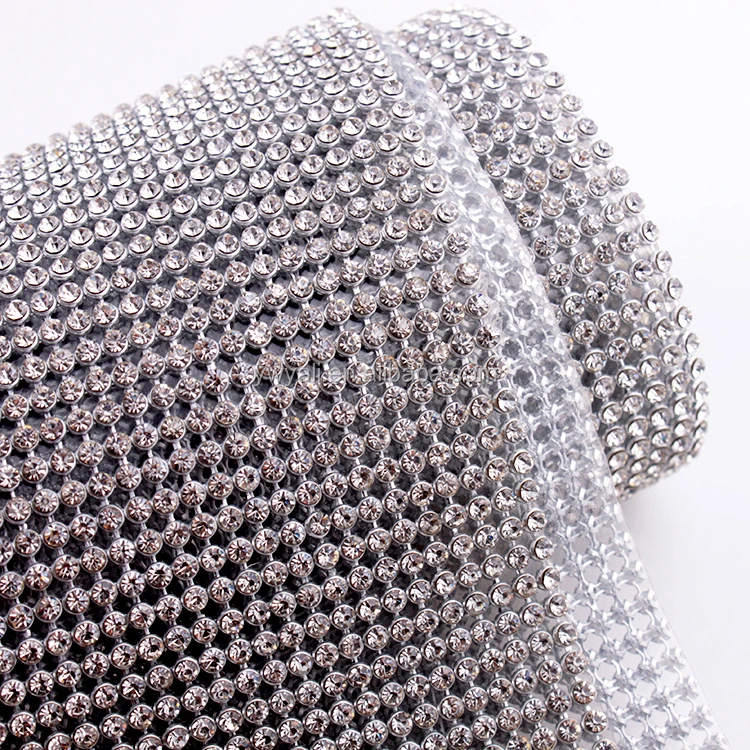 Rhinestone Mesh Fabric