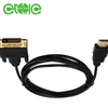 high speed hdmi to dvi 24+1 male to male adapter video cable for display