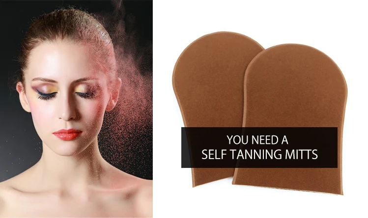 Free Sample Flocking Sofa Cloth Voltage Custom Double Sided Back Tanning Mitt  